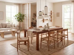Esszimmertisch FineBuy Esstisch Sheesham Massivholz Küchentisch Esszimmer Groß