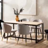 Esszimmertisch FineBuy Esstisch 120 cm Akazie Massivholz Küchentisch Loft Klein