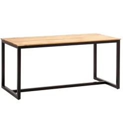 Esszimmertisch FineBuy Esstisch 120 cm Akazie Massivholz Küchentisch Loft Klein