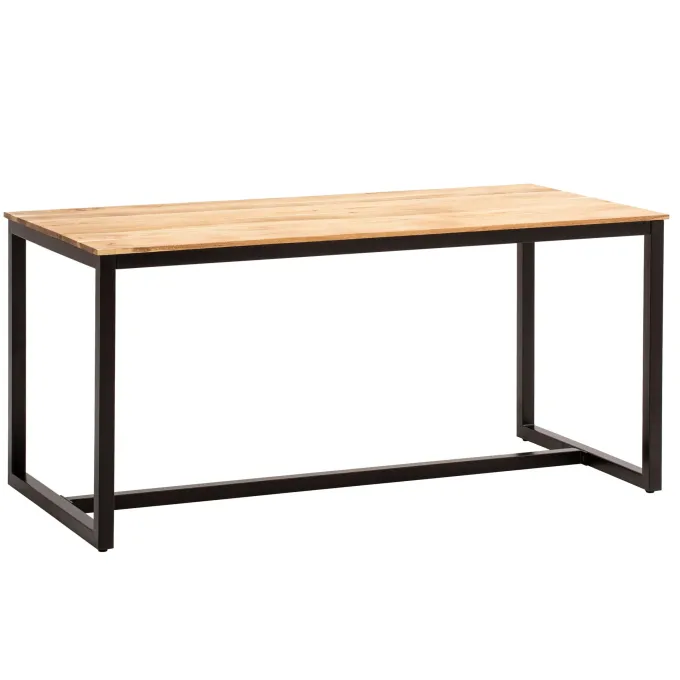 Esszimmertisch FineBuy Esstisch 120 cm Akazie Massivholz Küchentisch Loft Klein