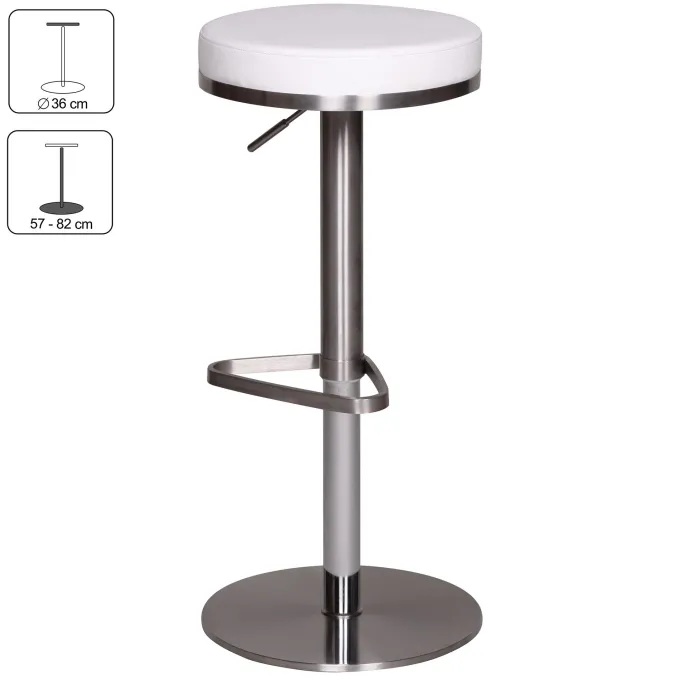 Finebuy Barhocker Design Barstuhl Höhenverstellbar Tresenhocker Bistrohocker