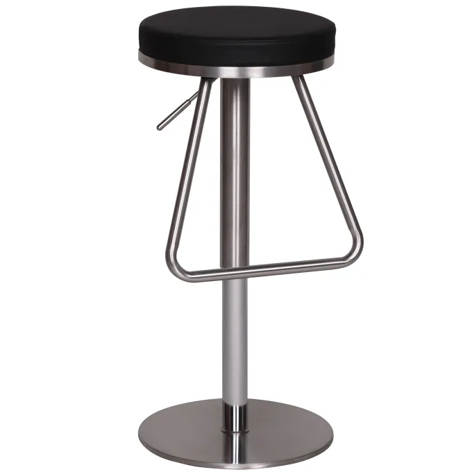 FineBuy Barhocker Edelstahl Design Barstuhl Tresenstuhl Modern Bistrohocker