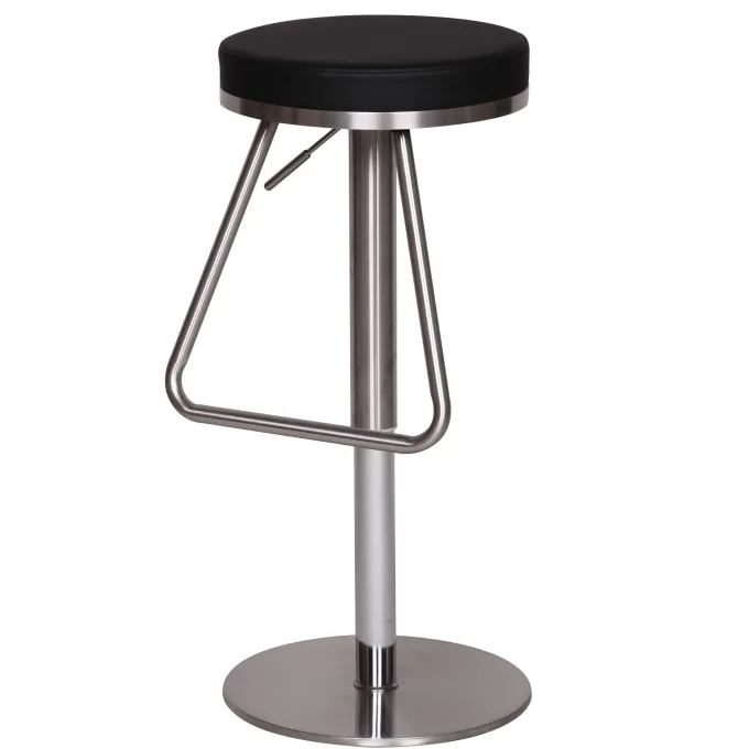 FineBuy Barhocker Edelstahl Design Barstuhl Tresenstuhl Modern Bistrohocker