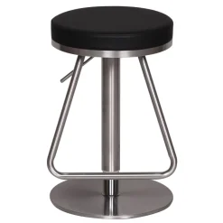 FineBuy Barhocker Edelstahl Design Barstuhl Tresenstuhl Modern Bistrohocker