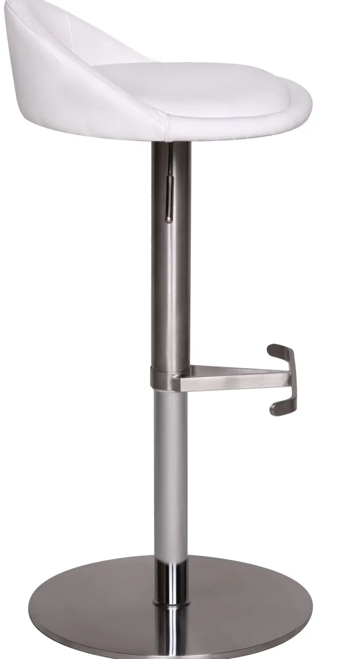 FineBuy Barhocker Edelstahl Barstuhl Tresenstuhl Design Bistrohocker Modern