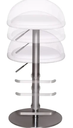 FineBuy Barhocker Edelstahl Barstuhl Tresenstuhl Design Bistrohocker Modern