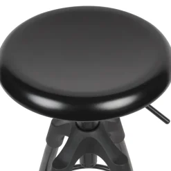 FineBuy Barhocker Metall 72-80cm Tresenhocker Höhenverstellbar Barstuhl Modern