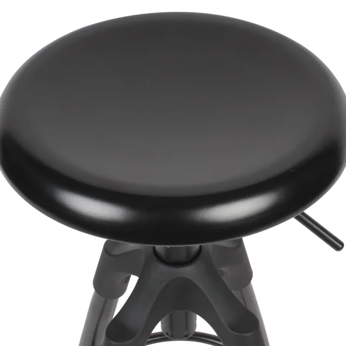 FineBuy Barhocker Metall 72-80cm Tresenhocker Höhenverstellbar Barstuhl Modern