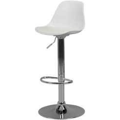 FineBuy Barhocker mit Lehne Sitzhocker Höhenverstellbar Barstuhl Hocker Modern