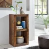 FineBuy Bücherregal KALKUTTA 45 x 35 x 90 cm Standregal Massiv Regal Cube