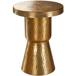 FineBuy Beistelltisch Ablagetisch 43 x 59 x 43 cm Aluminium Anstelltisch Alu