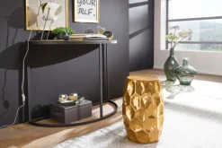 FineBuy Beistelltisch Dekotisch Metall Ablagetisch Anstelltisch Metalltisch Rund