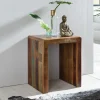 FineBuy Beistelltisch KALKUTTA 45 x 40 x 55 cm Couchtisch Nachttisch Wohnzimmer