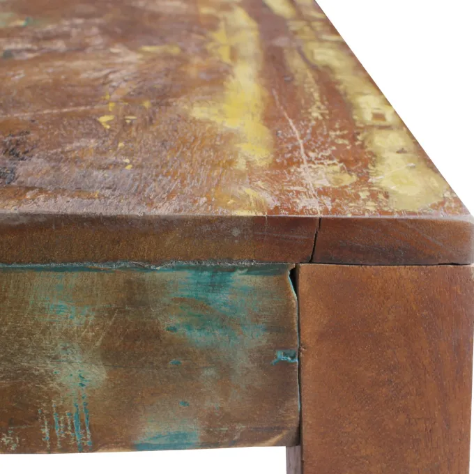FineBuy Couchtisch KALKUTTA 60 x 47 x 60cm Beistelltisch Wohnzimmer Tisch Massiv