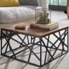 FineBuy Couchtisch Massiv Wohnzimmertisch Holz Sofatisch Tisch Beistelltisch