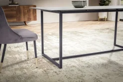 FineBuy Design Esstisch Keramik Glas 180 x 90 cm Keramiktisch Esszimmertisch