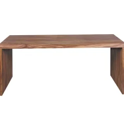 FineBuy Design Natur Sheesham Massivholz Büro Schreibtisch 160 x 80 x 76 cm