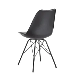 FineBuy 2er Set Esszimmerstuhl Küchenstuhl Kunstleder Design Polsterstuhl Stuhl