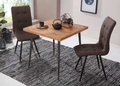FineBuy Esstisch Holz Esszimmertisch Massiv Akazie Küchentisch Tisch Esszimmer