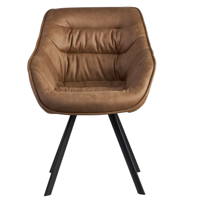 FineBuy Esszimmerstuhl Wildlederoptik Küchenstuhl Stoff Schalenstuhl Stuhl 110kg