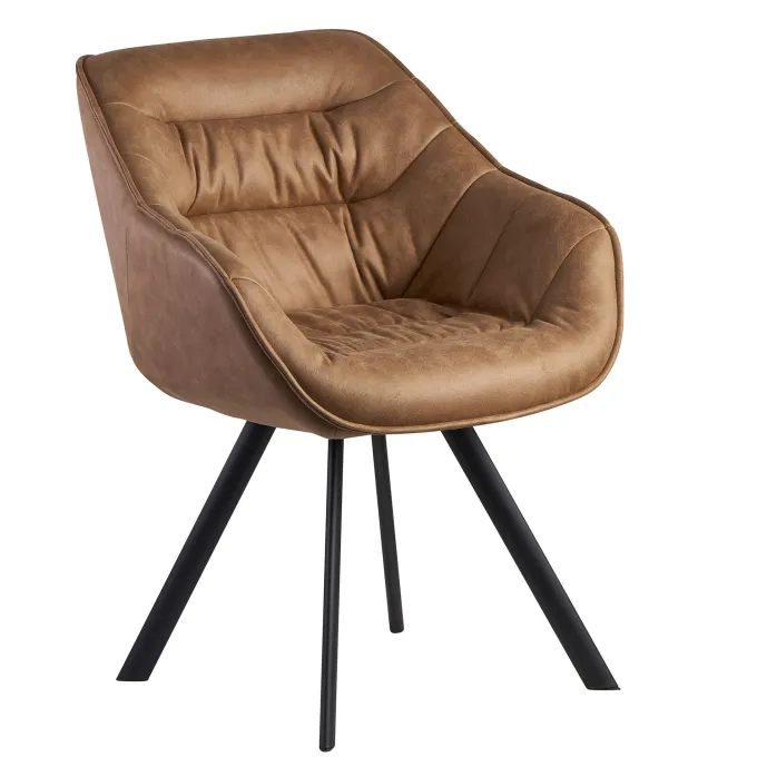 FineBuy Esszimmerstuhl Wildlederoptik Küchenstuhl Stoff Schalenstuhl Stuhl 110kg