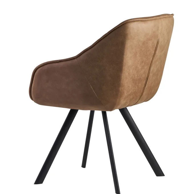 FineBuy Esszimmerstuhl Wildlederoptik Küchenstuhl Stoff Schalenstuhl Stuhl 110kg