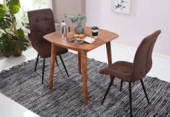 FineBuy Esszimmertisch Massivholz Sheesham Esstisch