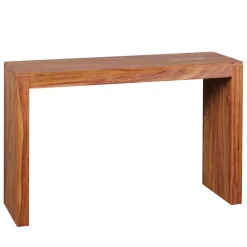 FineBuy Konsolentisch Massivholz Konsole Schreibtisch 115x40x75 cm Flurtisch