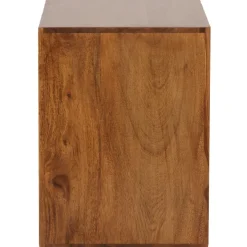 FineBuy Massivholz Sheesham Standregal Bücherregal Regal 44x44x33cm Cube