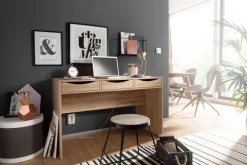 FineBuy Schreibtisch MASSA 120 cm Design Bürotisch Sonoma Jugendschreibtisch