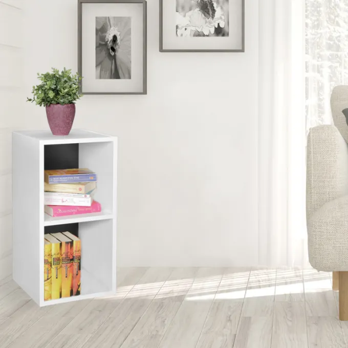 FineBuy Standregal Holz 30x60x30 cm Modern Regal Klein Holzregal Nischenregal
