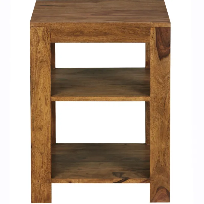 FineBuy Standregal 44 x 60 x 44 cm Sheesham Holz Beistelltisch Ablagetisch Regal