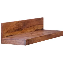 FineBuy Wandregal Massivholz Regal Landhausstil Holzregal Wandboard
