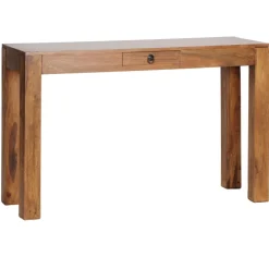 Konsolentisch Holz Massiv Wandtisch Konsole Anrichte 1 Schublade Schreibtisch