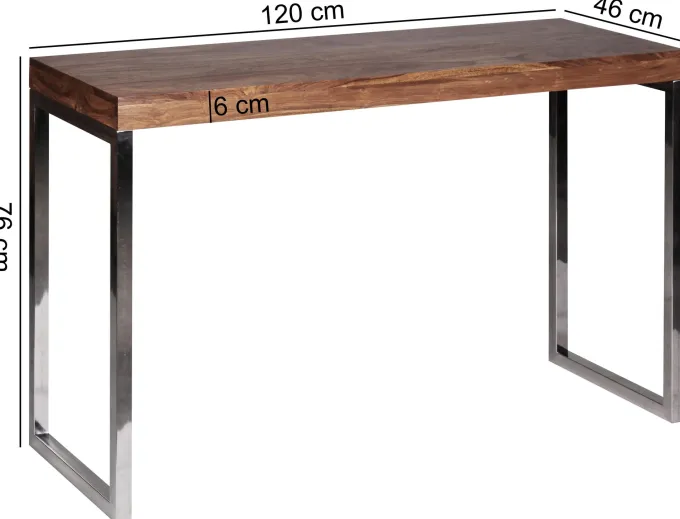 Konsolentisch Holz Massiv 120 x 45 Wandtisch Konsole Computertisch Schreibtisch