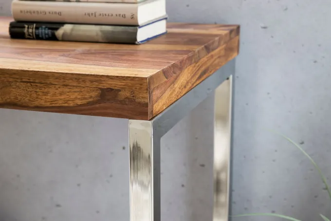 Konsolentisch Holz Massiv 120 x 45 Wandtisch Konsole Computertisch Schreibtisch