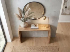Konsolentisch Massivholz Anrichte 120cm Flurtisch Holz Dielentisch Handmade