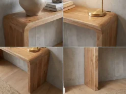 Konsolentisch Massivholz Anrichte 120cm Flurtisch Holz Dielentisch Handmade