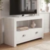 Lowboard Weiß 85cm TV Board Schubladen Fernsehunterschrank Fernsehschrank Modern