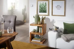 Massivholz Beistelltisch S Cube Design Couchtisch Massiv Holz Modern Regal
