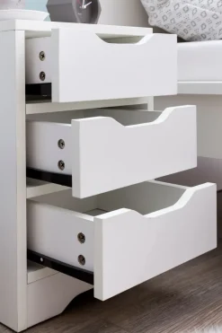Nachtkonsole Nachtkommode Nachtschrank Nachttisch Nachtkästchen 3 Schubladen