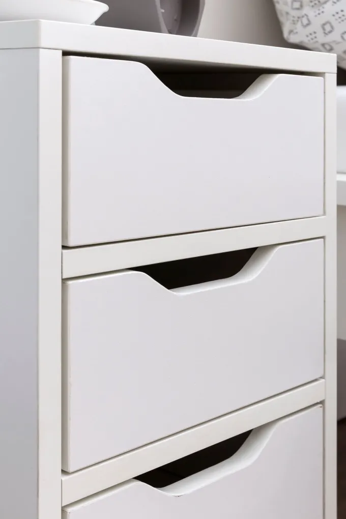 Nachtkonsole Nachtkommode Nachtschrank Nachttisch Nachtkästchen 3 Schubladen