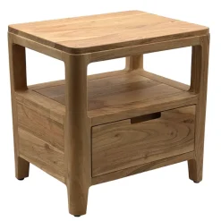 Nachttisch Massivholz Nachtkonsole Schublade Nachtkästchen Nachtschrank Modern