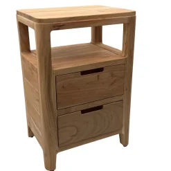 Nachttisch Massivholz Nachtkonsole Nachtkästchen Schublade Nachtschrank Modern