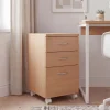 Rollcontainer Rollwagen Rollschrank Büro Container Schubladen Schrank Buche