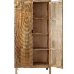 Schrank Mango Massivholz 180cm Massivholzschrank Kleiderschrank Mehrzweckschrank