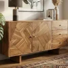 Sideboard Akazie Massivholz 150cm Massive Kommode Echtholz Anrichte Handmade