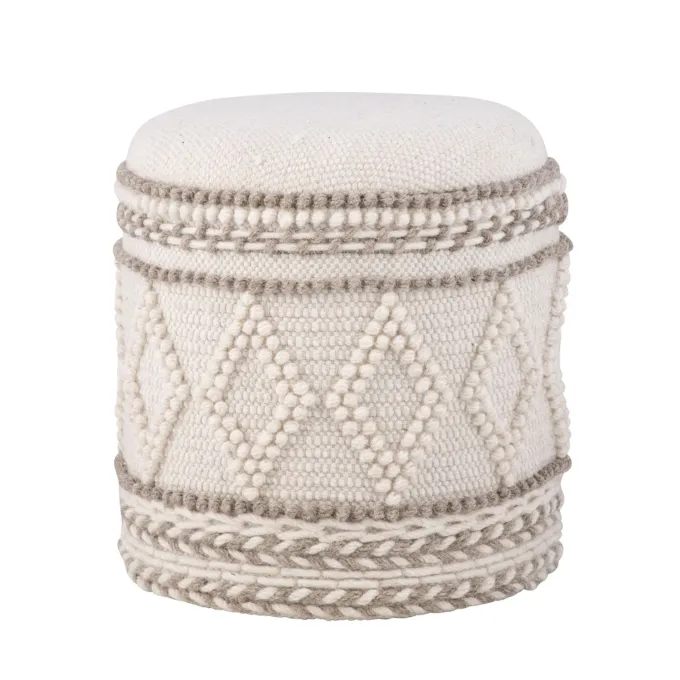 Sitzhocker FineBuy Hocker Stauraum 40x45 cm Boho Design gepolstert Aufbewahrung