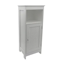 Standregal Weiß Wohnregal Nischenregal Stauraumregal Kleiner Schrank - Kommode
