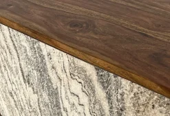 TV Schrank FineBuy Lowboard 150 cm Holz Massiv Fernsehkommode Fernsehschrank
